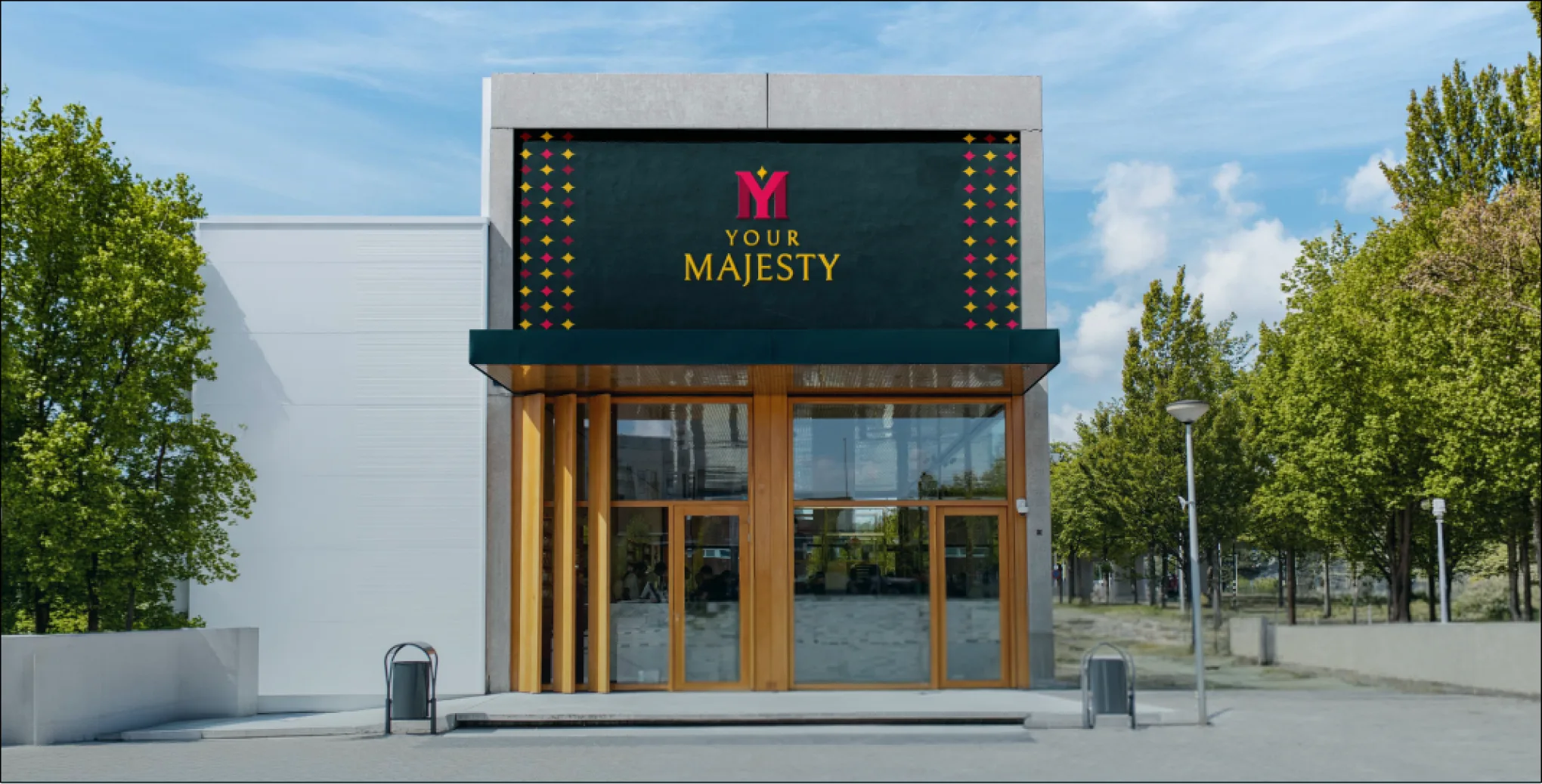 Your Majesty luxury brand visual identity — fashion branding designed by Satzartz India